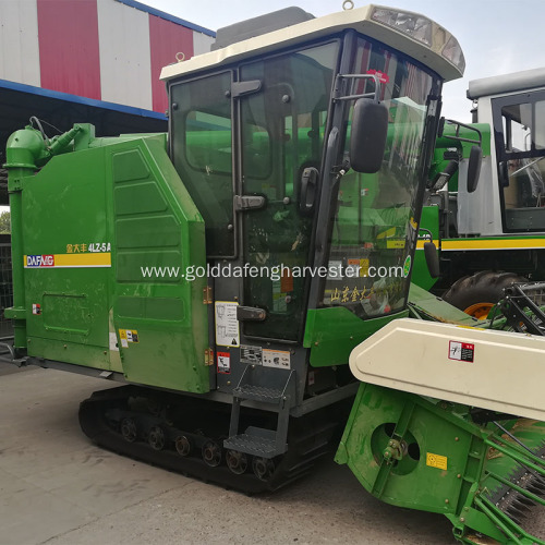 crawler rice harvester enhanced gearbox with cab